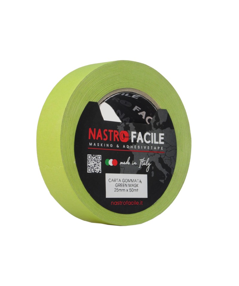 Nastro Mascheratura Industriale Per Verniciatura - Carta Extra Resistente, 100°C - StickersLab
